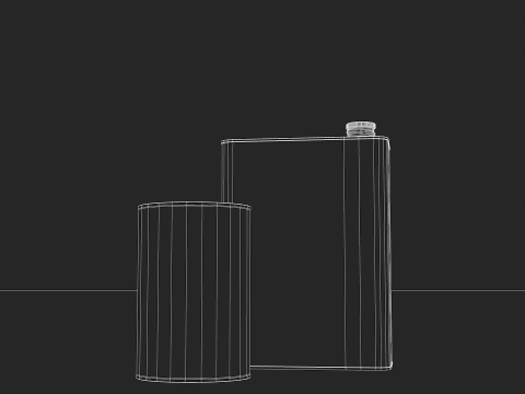 Esso Engine Oil Can 3D Model