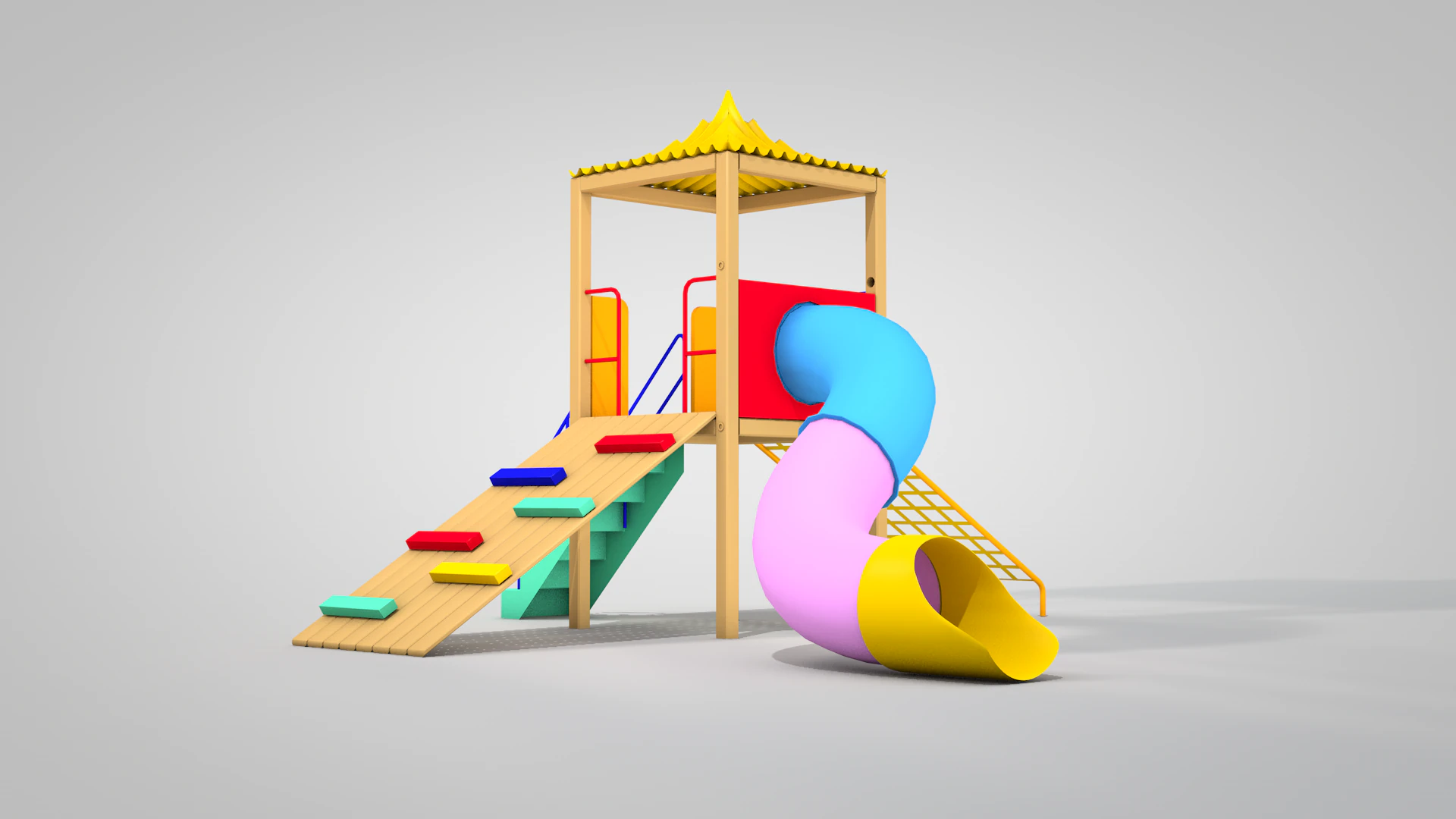 Playground Due 3D Model .c4d .max .obj .3ds .fbx .stl .blend 