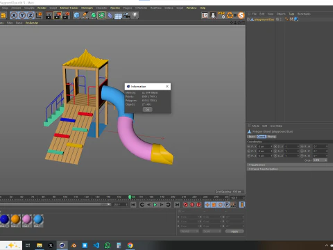 Playground Due 3D Model