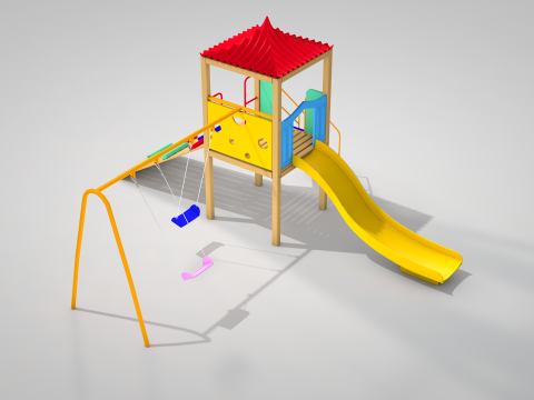 Playground Uno 3D 모델