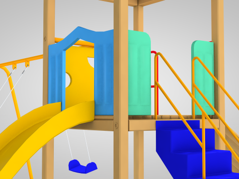 Playground Uno 3D 모델