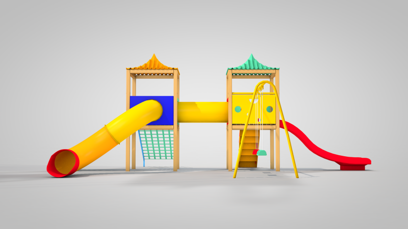 Playground Tutti Model 3D .c4d .max .obj .3ds .fbx .stl .blend