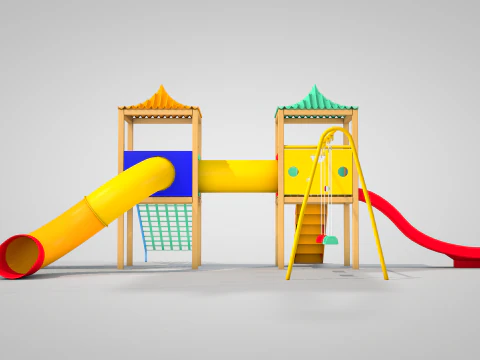 Taman bermain Tutti Model 3D