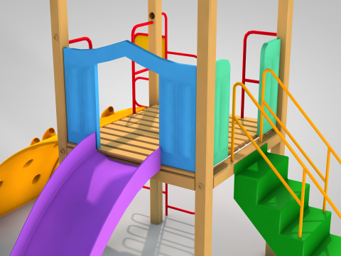 Playground Tre 3D Model