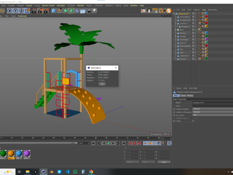 Playground Tre 3D Model