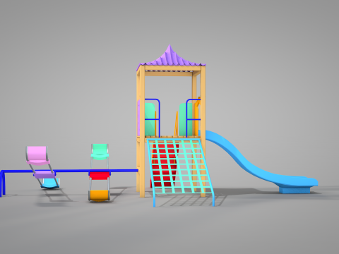 Playground Quattro 3D 模型