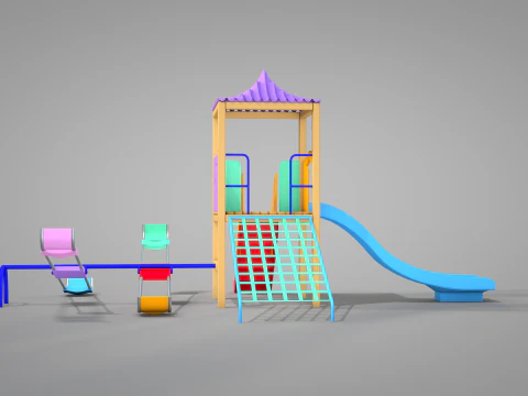 Playground Quattro 3D Model