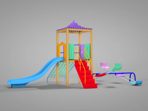 Playground Quattro 3D Model