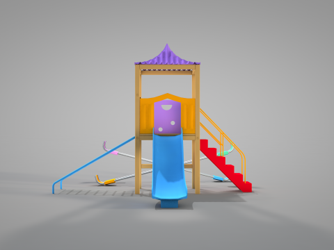 Playground Quattro 3D 模型