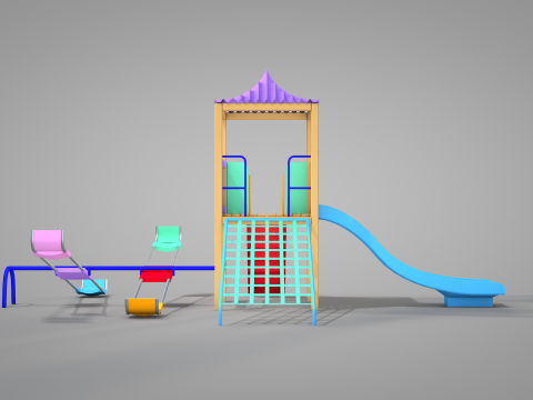 Playground Quattro 3D 模型
