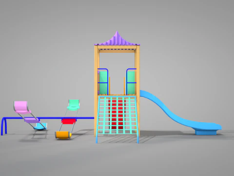 Playground Quattro 3D Model