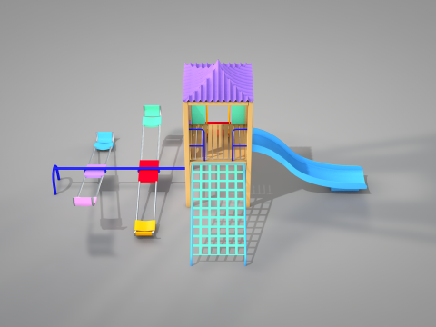 Playground Quattro 3D 模型