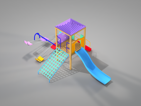 Playground Quattro 3D 模型