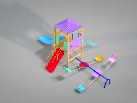 Playground Quattro 3D 模型