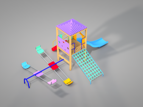 Playground Quattro 3D 模型