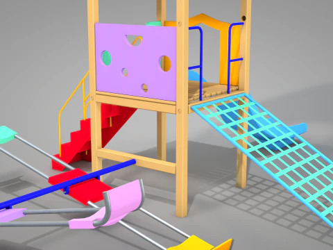 Playground Quattro 3D Model