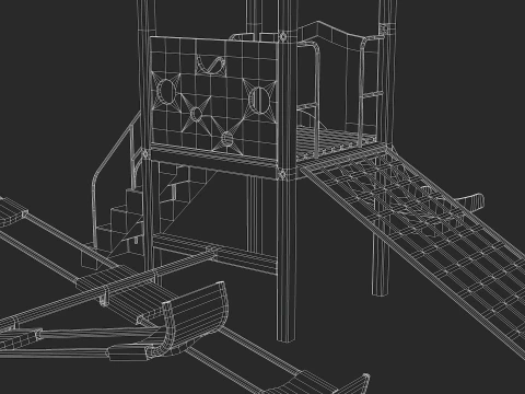 Playground Quattro 3D Model