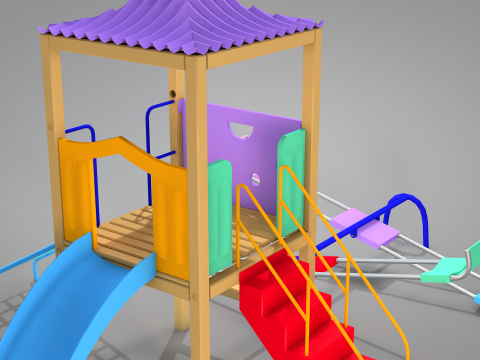 Playground Quattro 3D 模型