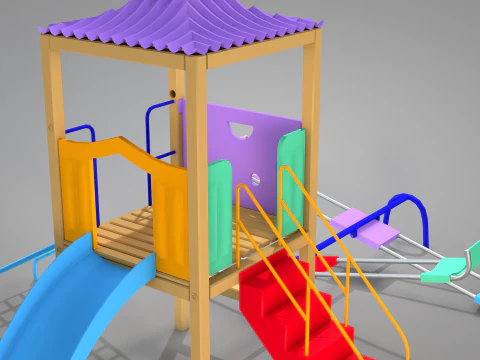Playground Quattro 3D Model