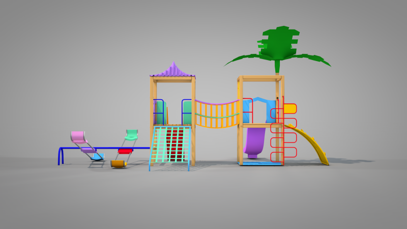 Playground Allegro 3Dモデル .c4d .max .obj .3ds .fbx .stl .blend
