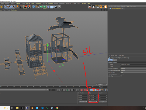 Playground Allegro 3Dモデル