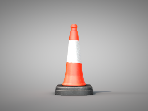 Traffic Cone Safety Modelo 3D