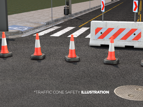 Traffic Cone Safety Modelo 3D