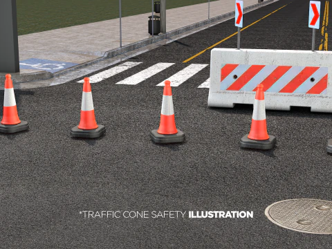 Traffic Cone Safety 3D Model