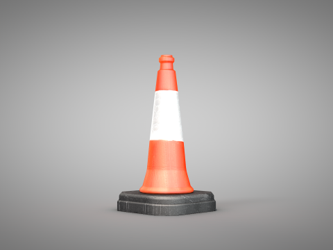 Traffic Cone Safety Modelo 3D