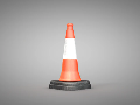 Traffic Cone Safety 3D Model