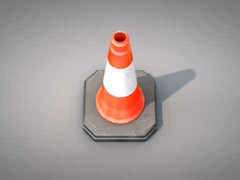 Traffic Cone Safety Modelo 3D