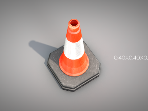 Traffic Cone Safety Modelo 3D