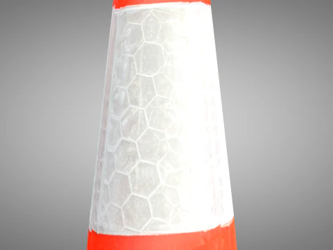Traffic Cone Safety 3D Model