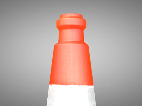 Traffic Cone Safety 3D Model