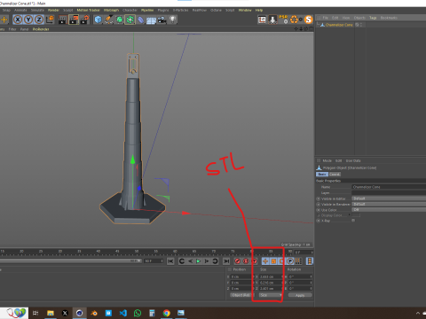 Channelizer Cone 3D Модель