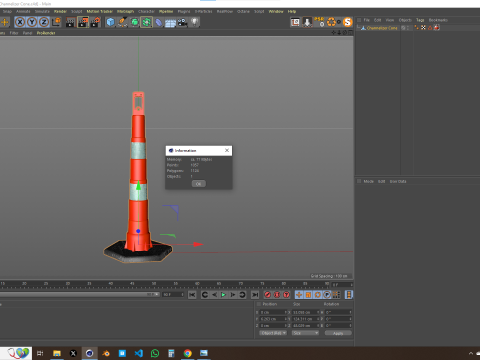 Channelizer Cone 3D Модель