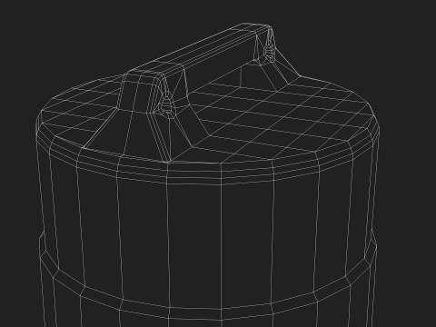 Traffic Barrels Modèle 3D