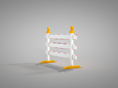 Traffic Road Close 3D 模型