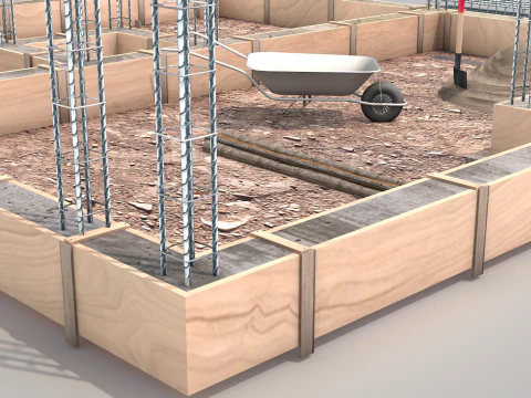 Construction Site - Small Phase 1 3D Model