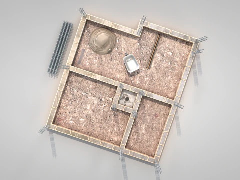 Construction Site - Small Phase 1 3D Model