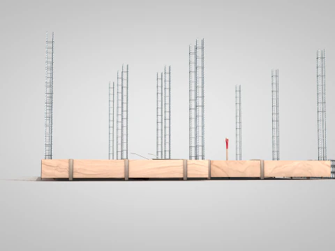 Construction Site - Small Phase 1 3D Model