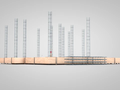 Construction Site - Small Phase 1 3D Model
