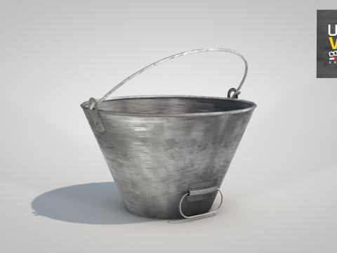 Construction Bucket Modelo 3D