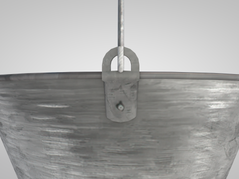 Construction Bucket 3D Модель