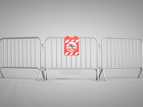 Barrier Temporary Fencing Modelo 3D