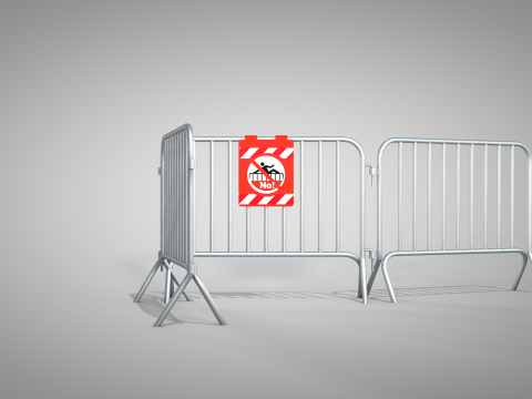 Barrier Temporary Fencing Modelo 3D