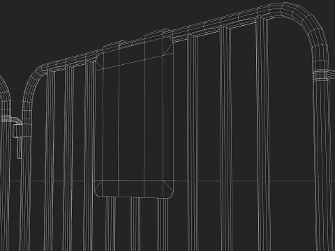 Barrier Temporary Fencing Modelo 3D