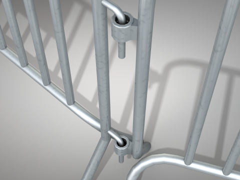 Barrier Temporary Fencing Modelo 3D