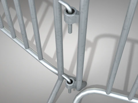 Barrier Temporary Fencing 3D Model