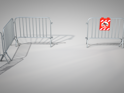 Barrier Temporary Fencing Modelo 3D
